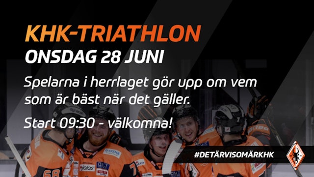 Karlskrona HK: KHK Triathlon 28 juni - Uppdaterat med startlistan inför imorgon!