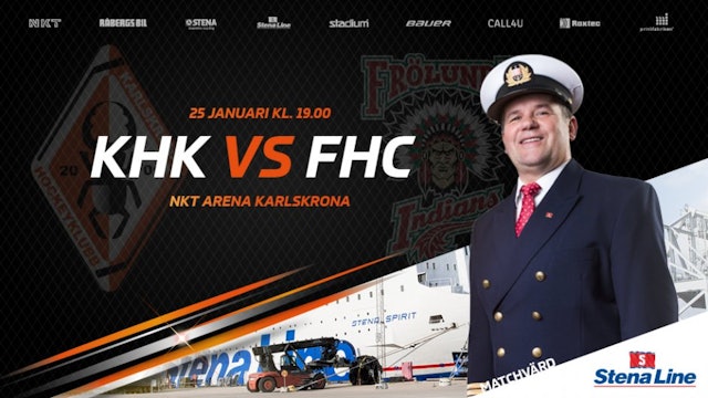 Karlskrona HK: Hemmamatch den 25 januari mellan Karlskrona HK och Frölunda HC