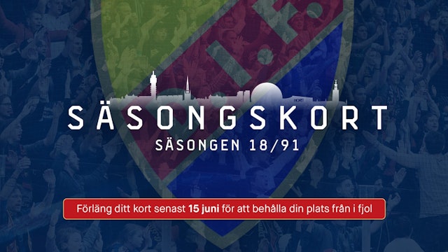 Djurgården Hockey: Förläng ditt säsongskort senast fredag