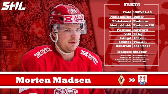 Timrå IK: Morten Madsen ansluter till Timrå IK