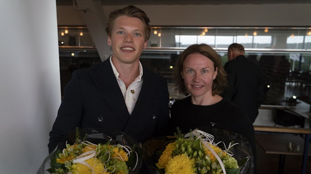 Hv71: Riikka och Lawrence prisades på årsmötet