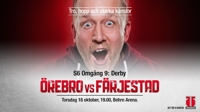 Örebro Hockey: Säkra din plats: Färjestad hemma på torsdag