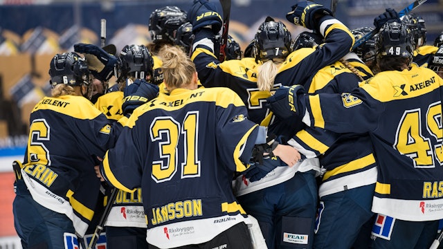 Hv71: Damerna vann i Skövde