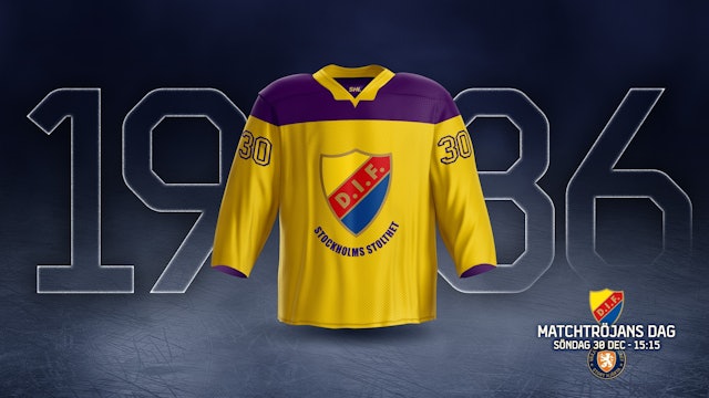 Djurgården Hockey: Matchtröjan från 1986