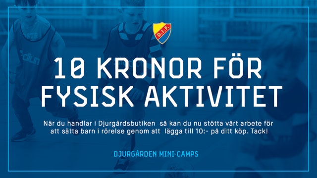 Djurgården Hockey: Väck Djurgårdshjärtan till liv- 10 kr för fysisk aktivitet!