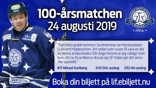 Leksands IF: Klar för match: Mikael Karlberg
