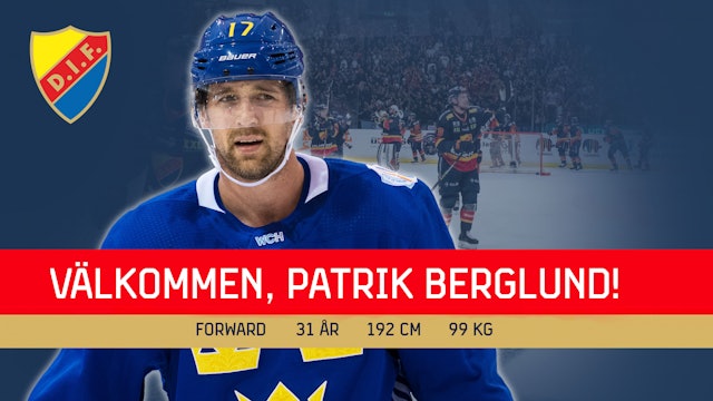 Djurgården Hockey: Patrik Berglund klar för Djurgården