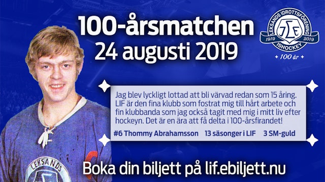 Leksands IF: Klar för match: Thommy Abrahamsson