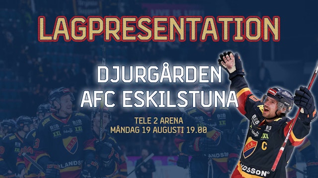 Djurgården Hockey: Laget presenteras på Tele2 Arena