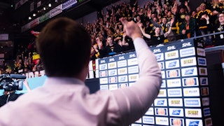 Andreas Dackell, sportdirektör, Brynäs IF, livesändning, frågestund