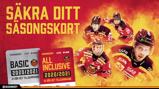 Luleå Hockey: Ny deadline för säsongskort!