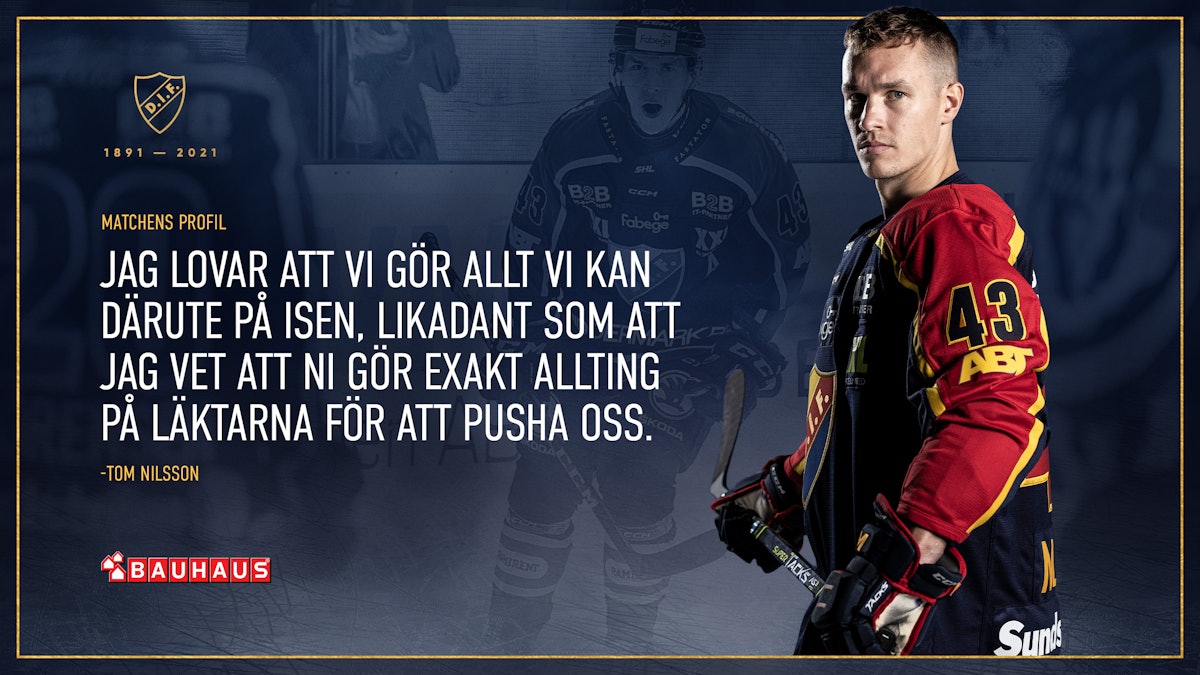 Djurgården Hockey: Tom Nilsson: Djurgården Hockey: Tom Nilsson: