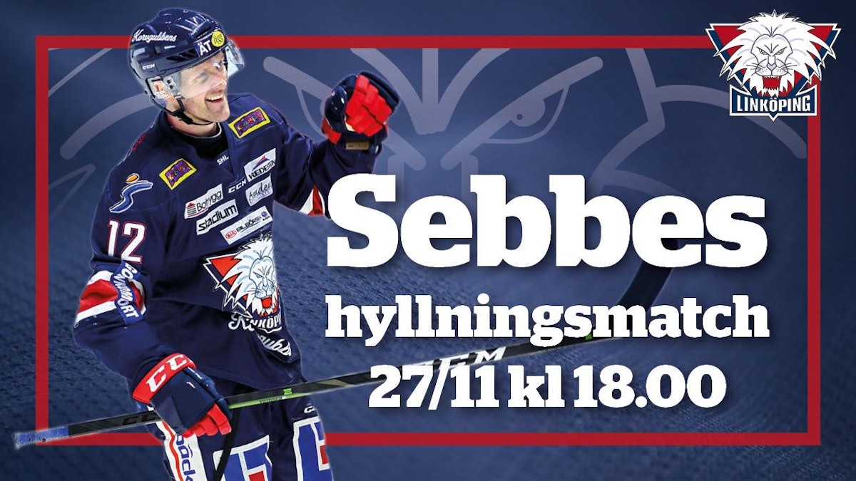Linköping HC: Information inför hyllning av Sebastian Karlsson