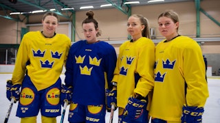 Mina Waxin, Emma Murén, Josefin Bouveng och Maja Nylén Persson, Sverige, SDHL