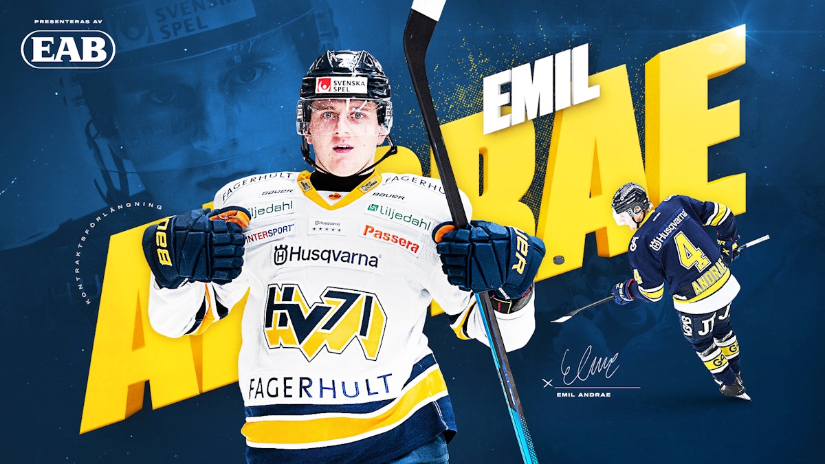 Emil Andrae stannar i HV71