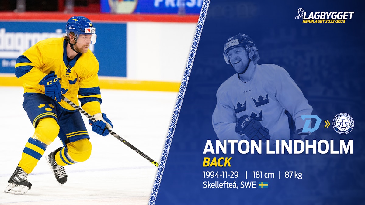 VM-backen Anton Lindholm klar för Leksands IF