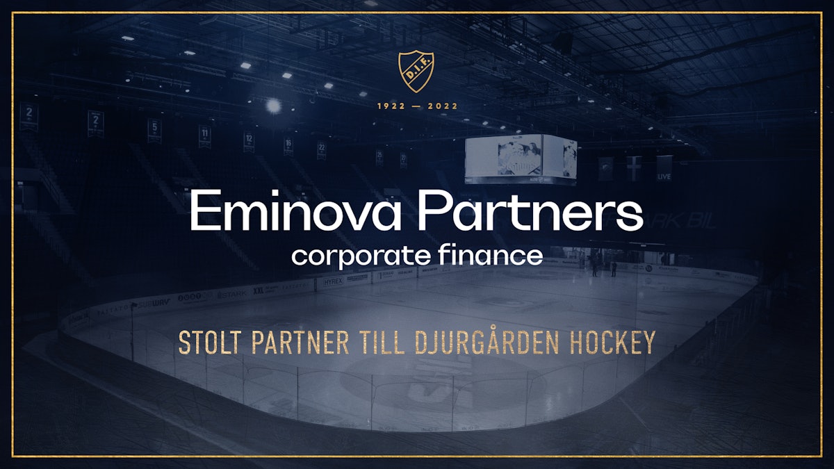 Djurgården Hockey presenterar Eminova Partners som partner