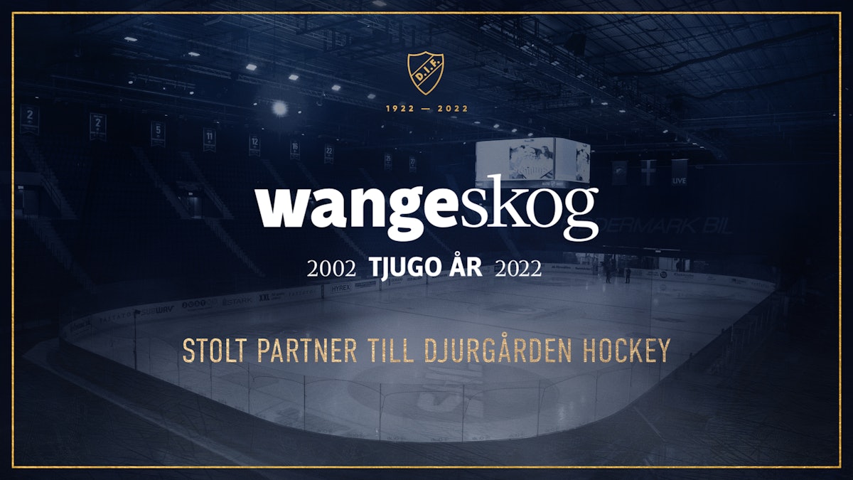 Djurgården Hockey presenterar Wangeskog som partner