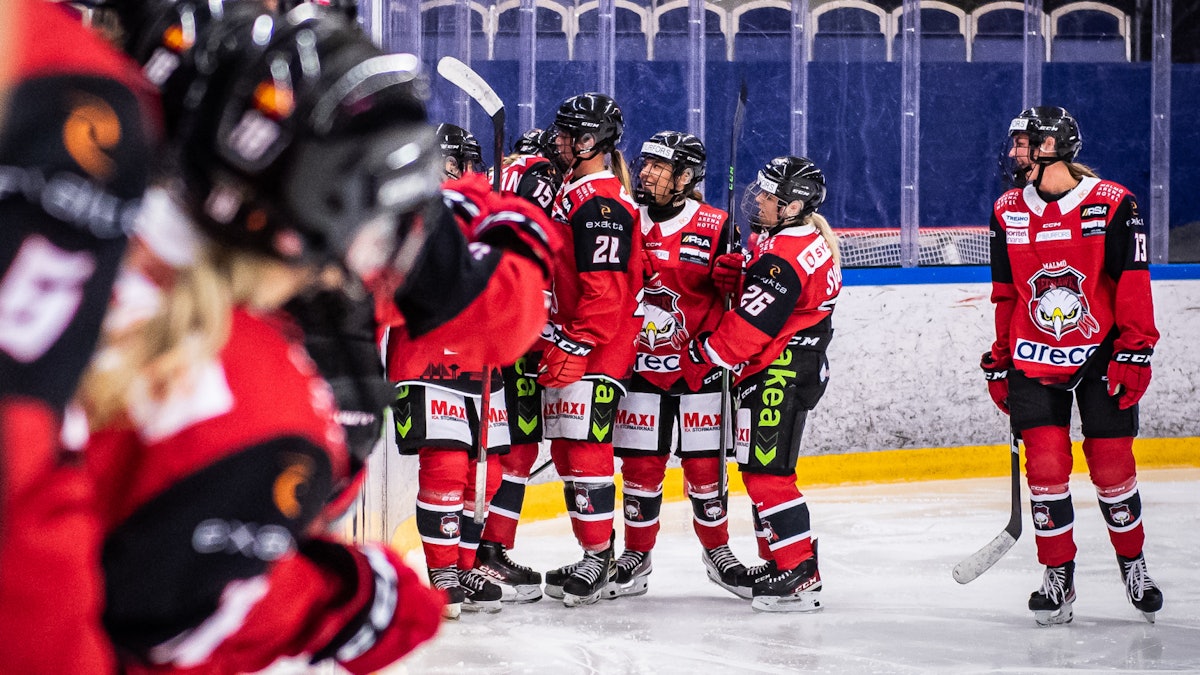 Malmö Redhawks: Damerna vann med klara siffror