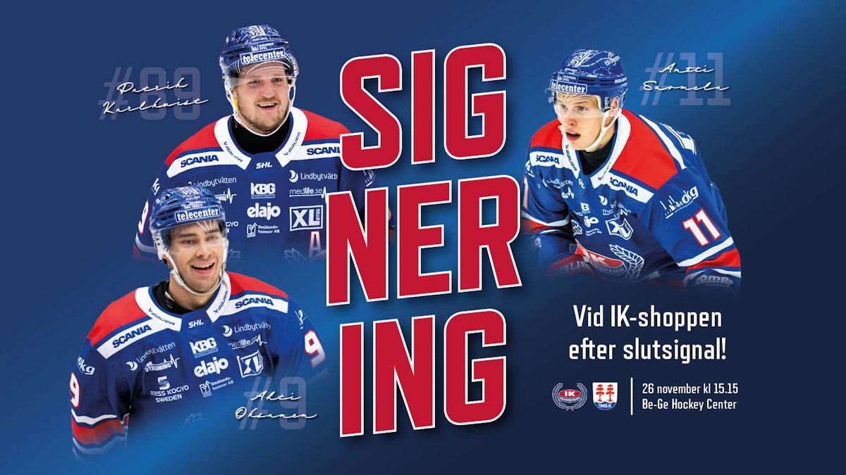 Oskarshamn: Autografsignering efter matchen!