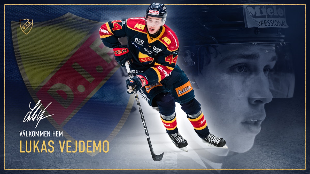 Djurgården Hockey: Välkommen hem till Djurgården, Lukas Vejdemo Djurgården Hockey: Välkommen hem till Djurgården, Lukas Vejdemo