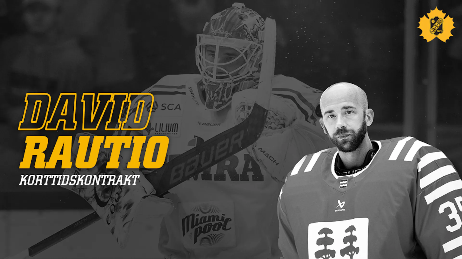 Adam Rautio Korttidskontrakt med David Rautio | Skellefteå