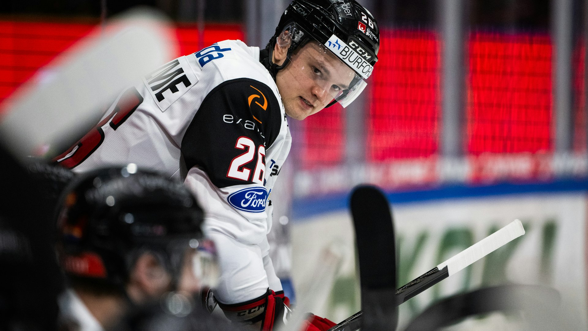 240213 Malmö Redhawks Teemu Kivihalme under ishockeymatchen i SHL mellan Luleå och Malmö Redhawks den 13 februari 2024 i Luleå.
Foto: Simon Eliasson / BILDBYRÅN / COP 159 / SE0218
ishockey ice hockey shl svenska hockeyligan swedish hockey league luleå malmö redhawks