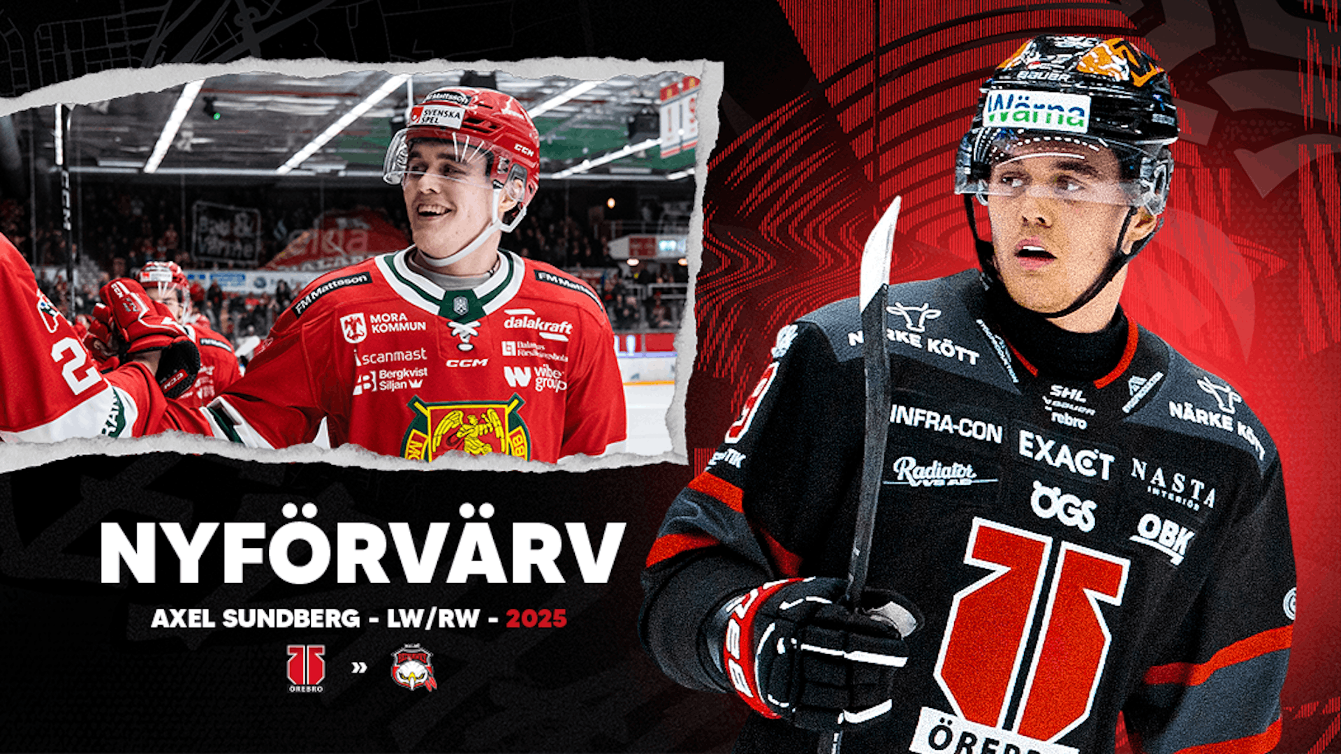 Malmö Redhawks: Axel Sundberg förstärker Malmö Redhawks Malmö Redhawks: Axel Sundberg förstärker Malmö Redhawks