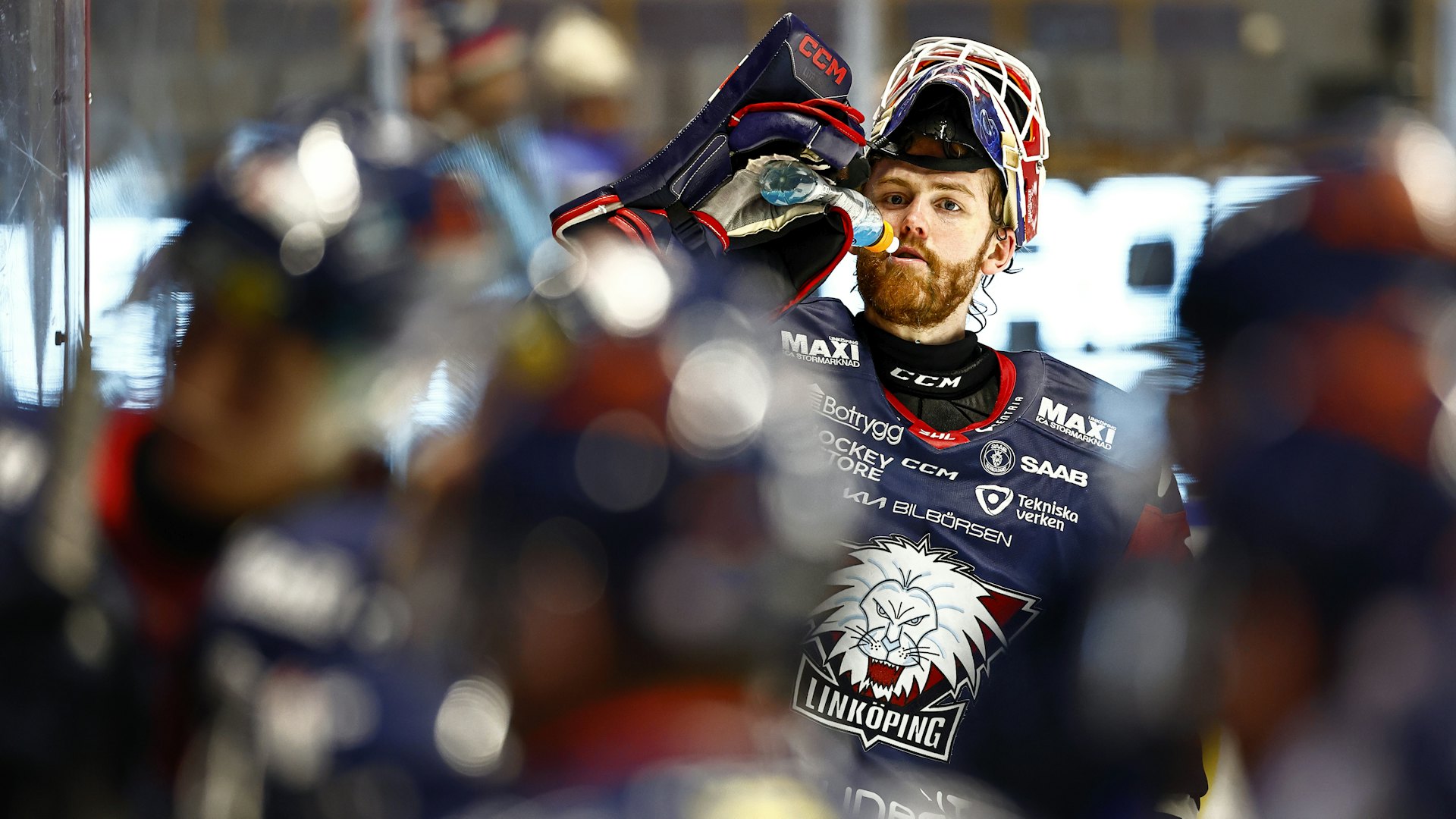 240215 Linköpings målvakt Marcus Högberg under ishockeymatchen i SHL mellan Linköping och Skellefteå den 15 februari 2024 i Linköping.
Foto: Peter Holgersson / BILDBYRÅN / COP 102 / PH0233
ishockey ice hockey shl svenska hockeyligan swedish hockey league linköping skellefteå