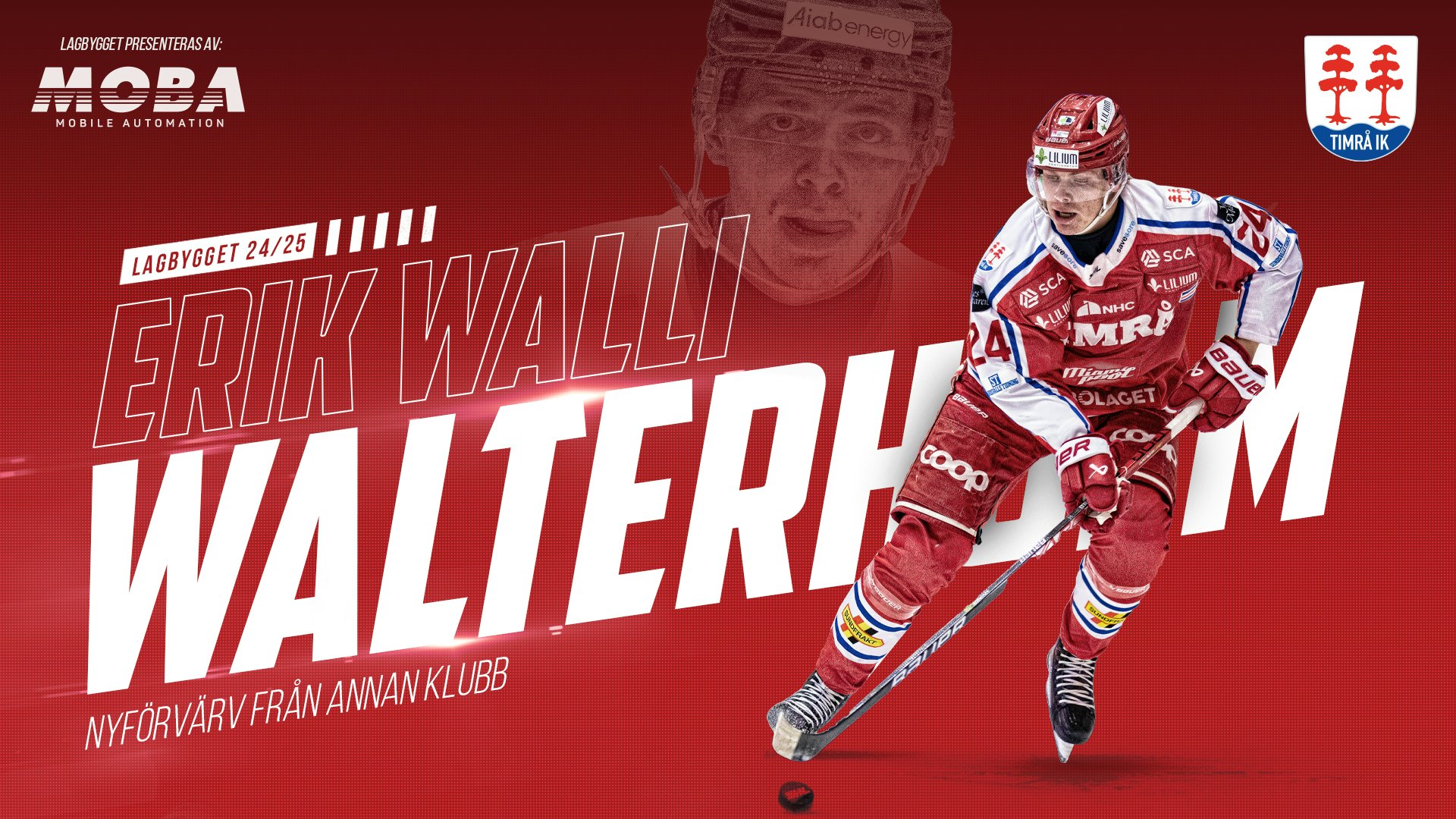Erik Walli Walterholm är klar för Timrå IK!