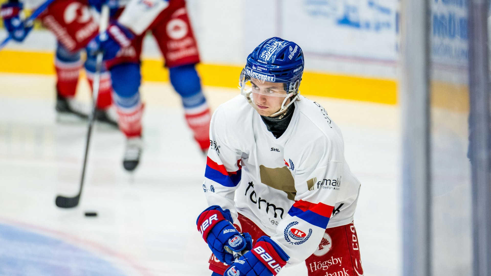 240307 Oskarshamns Joel Jonsson under ishockeymatchen i SHL mellan Oskarshamn och Rögle den 7 mars 2024 i Oskarshamn.
Foto: Suvad Mrkonjic / BILDBYRÅN / COP 170 / SM0305
ishockey ice hockey shl svenska hockeyligan swedish hockey league oskarshamn rögle rögle