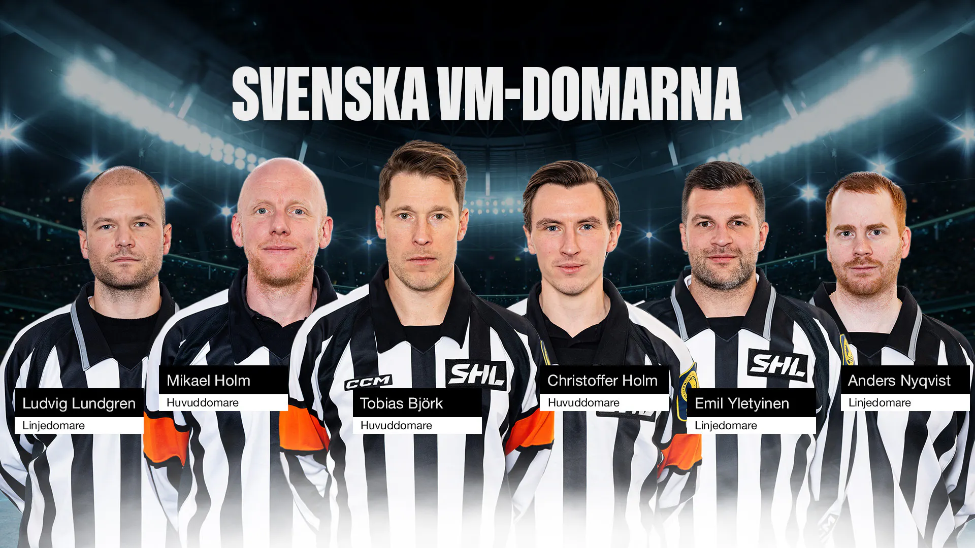 Arg Domare Rekordmånga svenska domare på ishockey-VM | SHL