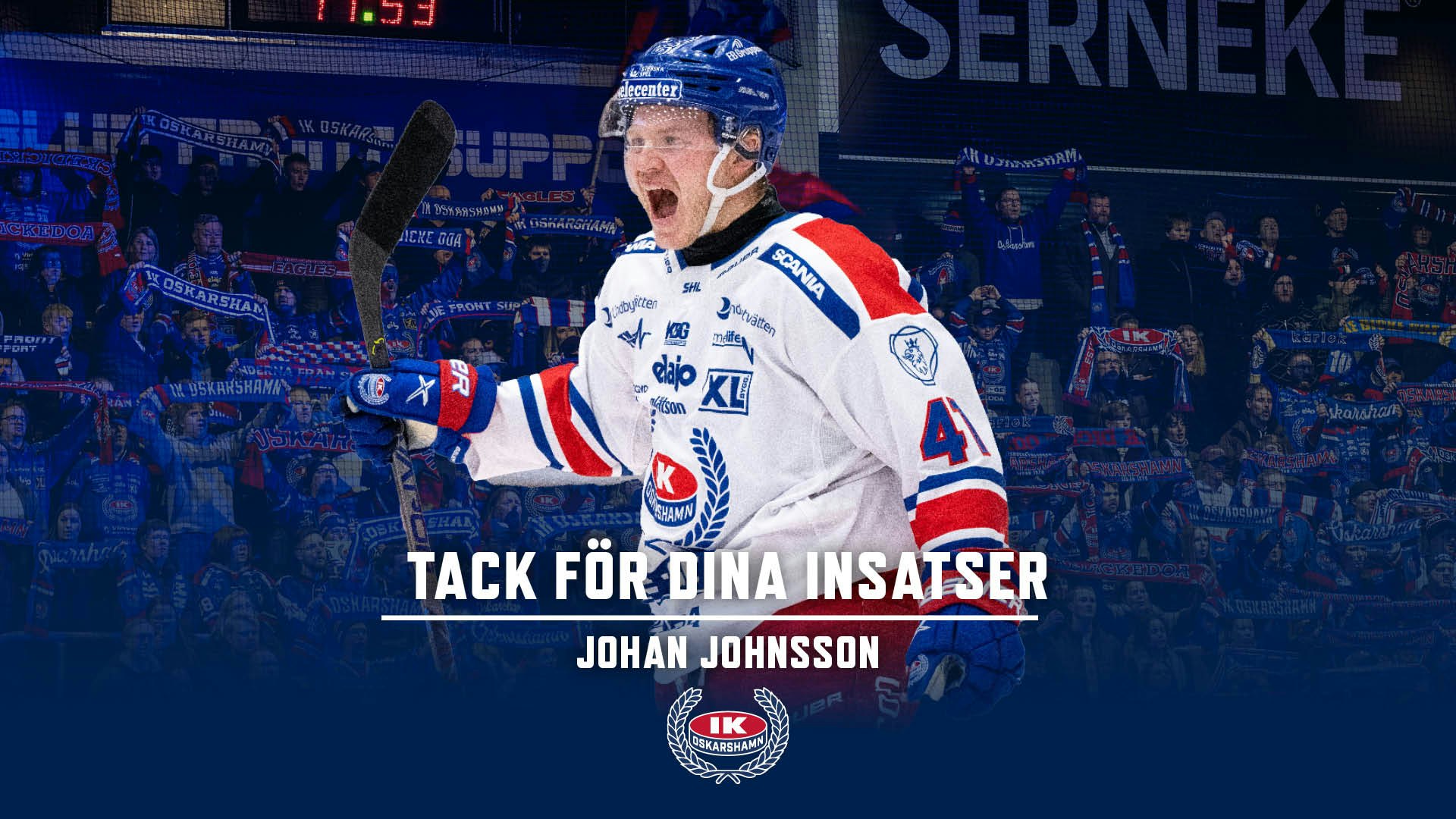 Johan Johnsson lämnar IK Oskarshamn