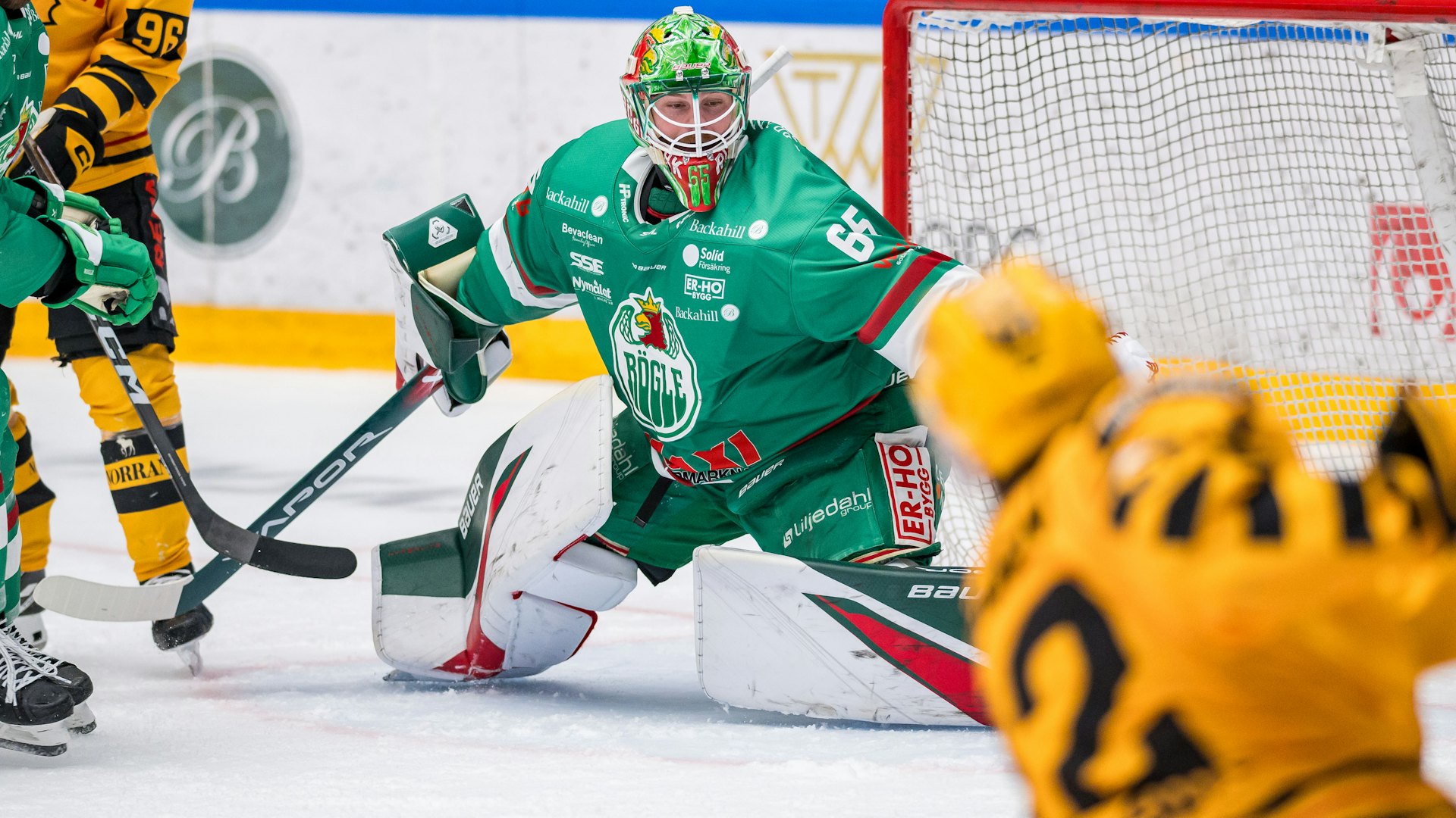 240425 Rögles målvakt Christoffer Rifalk under final tre i SHL mellan Rögle och Skellefteå den 25 april 2024 i Ängelholm.
Foto: Niclas Jönsson / BILDBYRÅN / COP 273 / NO0264
ishockey ice hockey shl svenska hockeyligan swedish hockey league final rögle skellefteå rögle