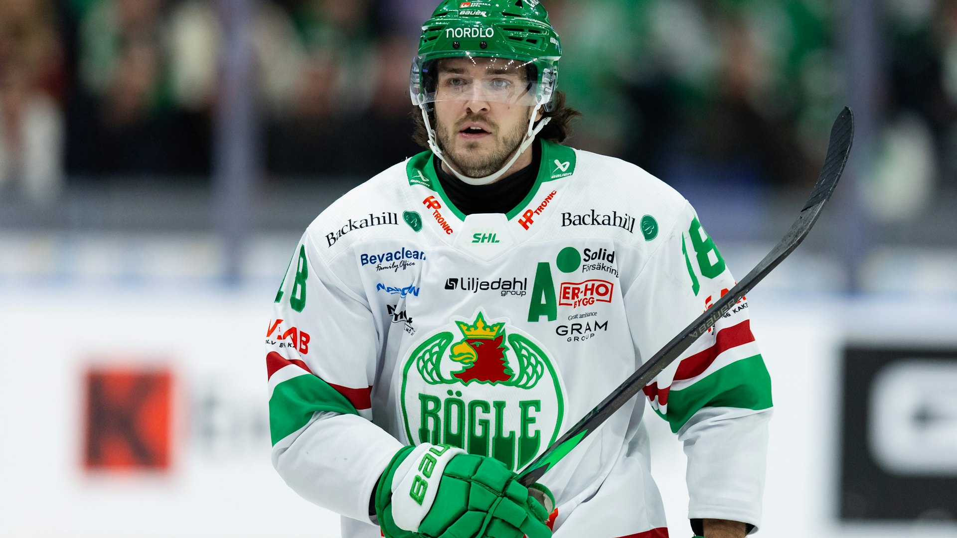 241123 Rögles Dennis Everberg under ishockeymatchen i SHL mellan Frölunda och Rögle den 23 november 2024 i Göteborg.
Foto: Michael Erichsen / BILDBYRÅN / COP 89 / MI0761
frölunda ice hockey ishockey rögle shl svenska hockeyligan swedish hockey league