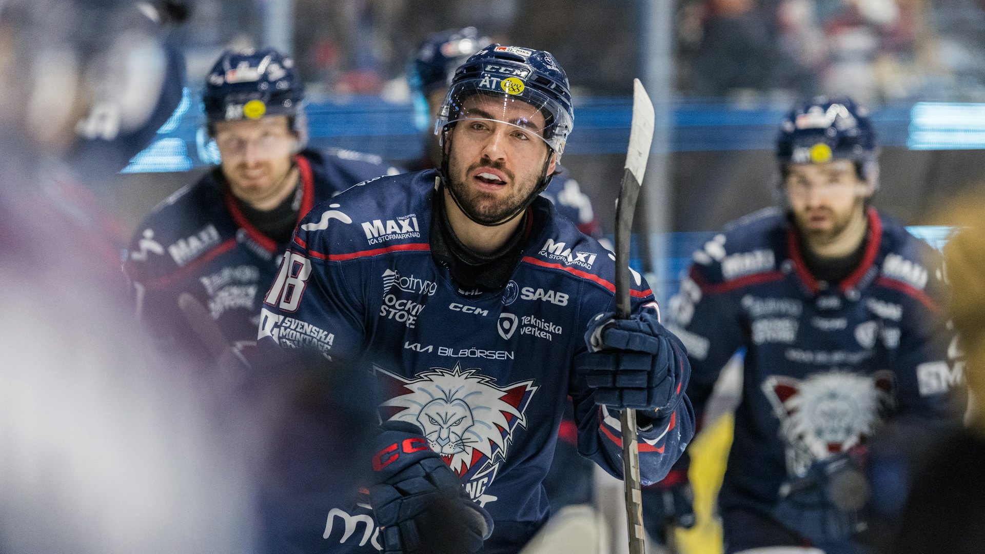 250222 Remi Elie Linköpings jublar efter 1-0 under ishockeymatchen i SHL mellan Linköping och Frölunda den 22 februari 2025 i Linköping.
Foto: Magnus Andersson / BILDBYRÅN / COP 308 / MN0136
ishockey ice hockey shl svenska hockeyligan swedish hockey league linköping frölunda jubel