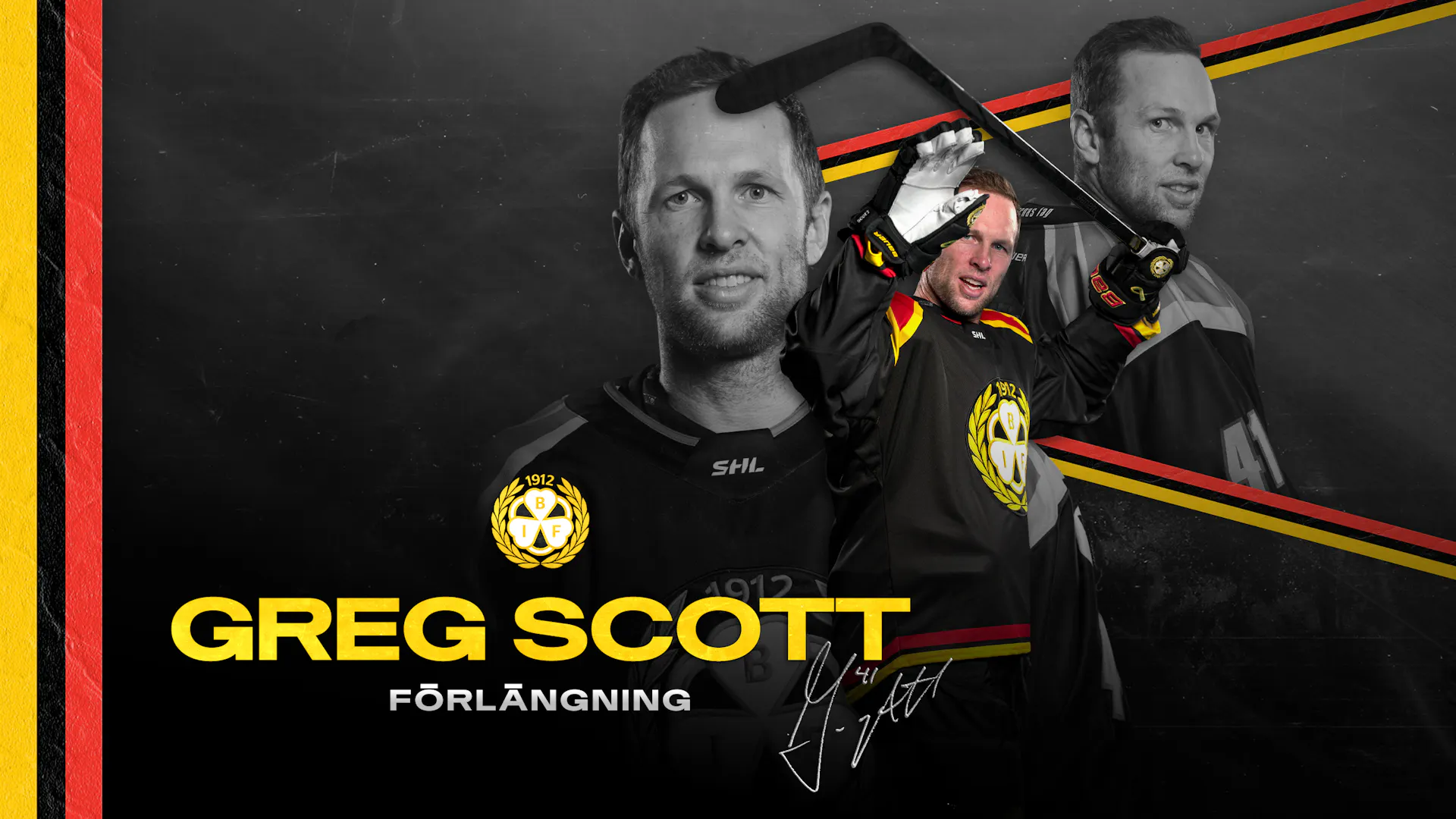 Greg Scott förlänger med Brynäs IF
