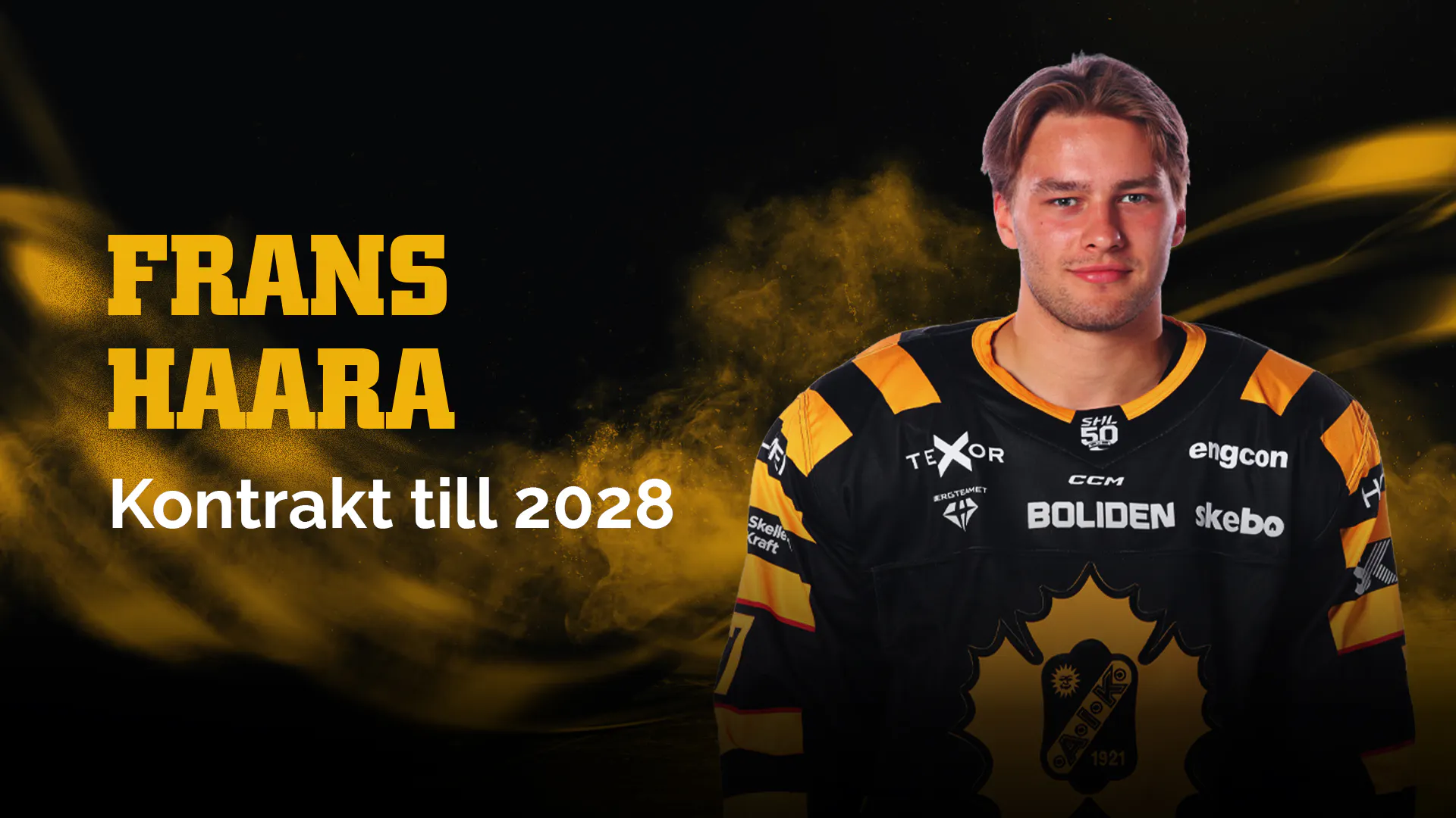 Haara Frans Haara förlänger med Skellefteå AIK